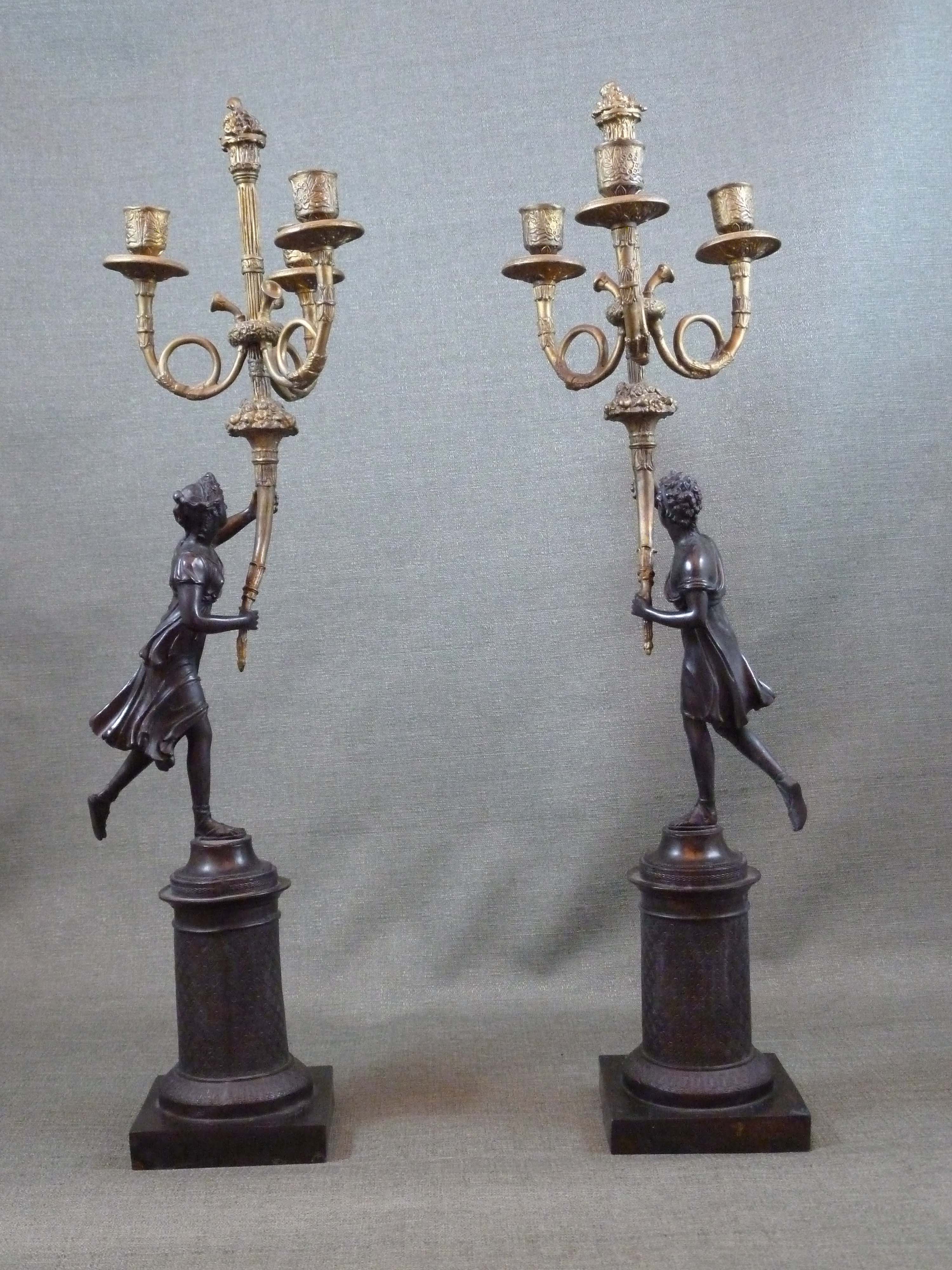 FC1010 Pair Candelabra FT